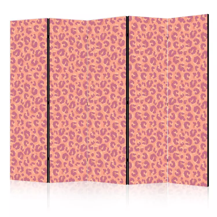 Leopardí skvrny - abstraktní vzor v růžových a fialových tónech